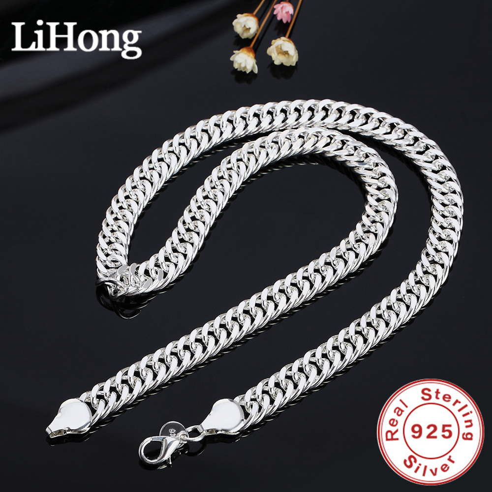 Cuban Link Chain 12Mm - Kalung Cuban Perak Sterling 925 Baru,