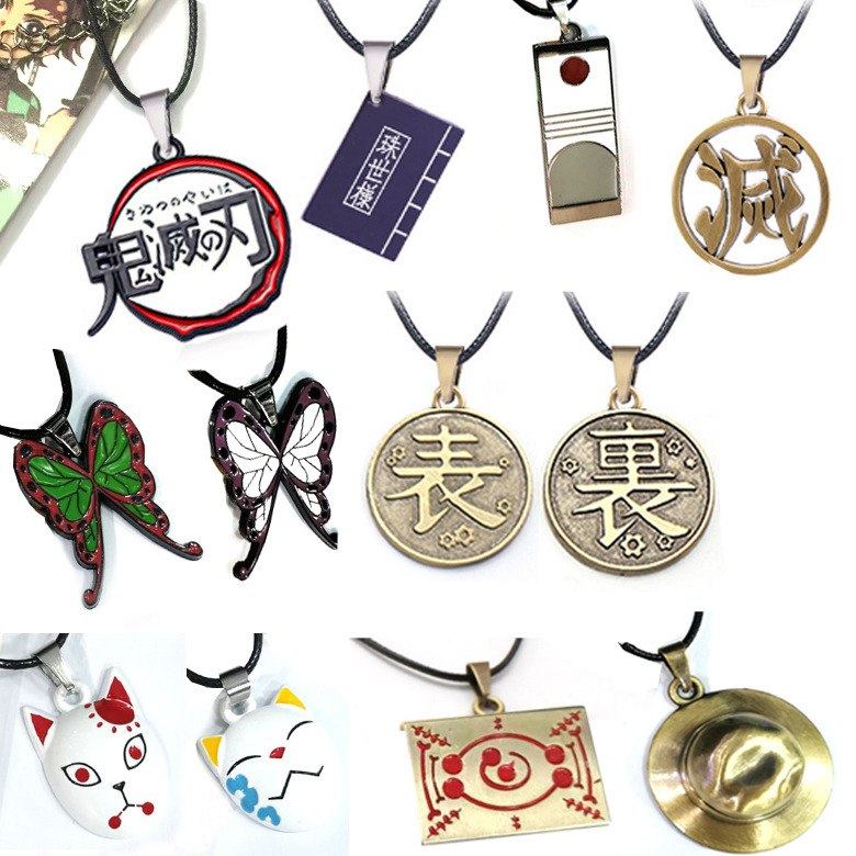 Anime Pendant Necklace - Kalung Liontin Anime Demon Slayer Kimetsu