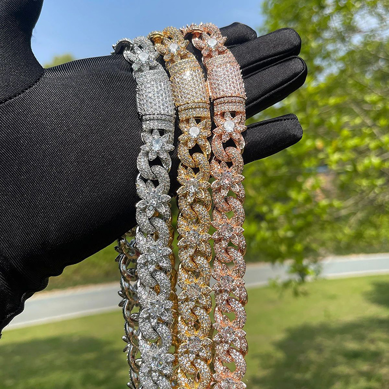 Cuban Link Chain 12Mm - 15Mm Hip Hop 5A + CZ