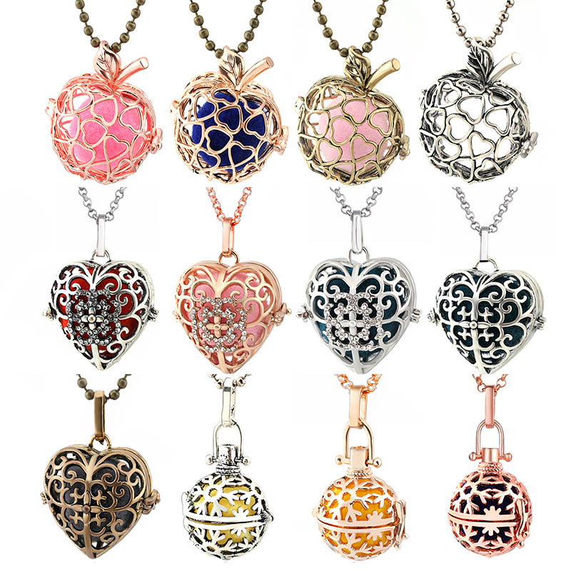 Heart Locket Necklace Photo - Meksiko kalung liontin Vintage berbentuk hati