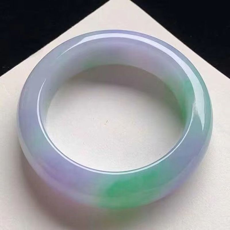 Bracelets - Gelang giok berwarna cerah seperti es,