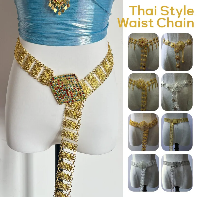 Body Jewelry - 1 Buah Ikat Pinggang Emas Dai