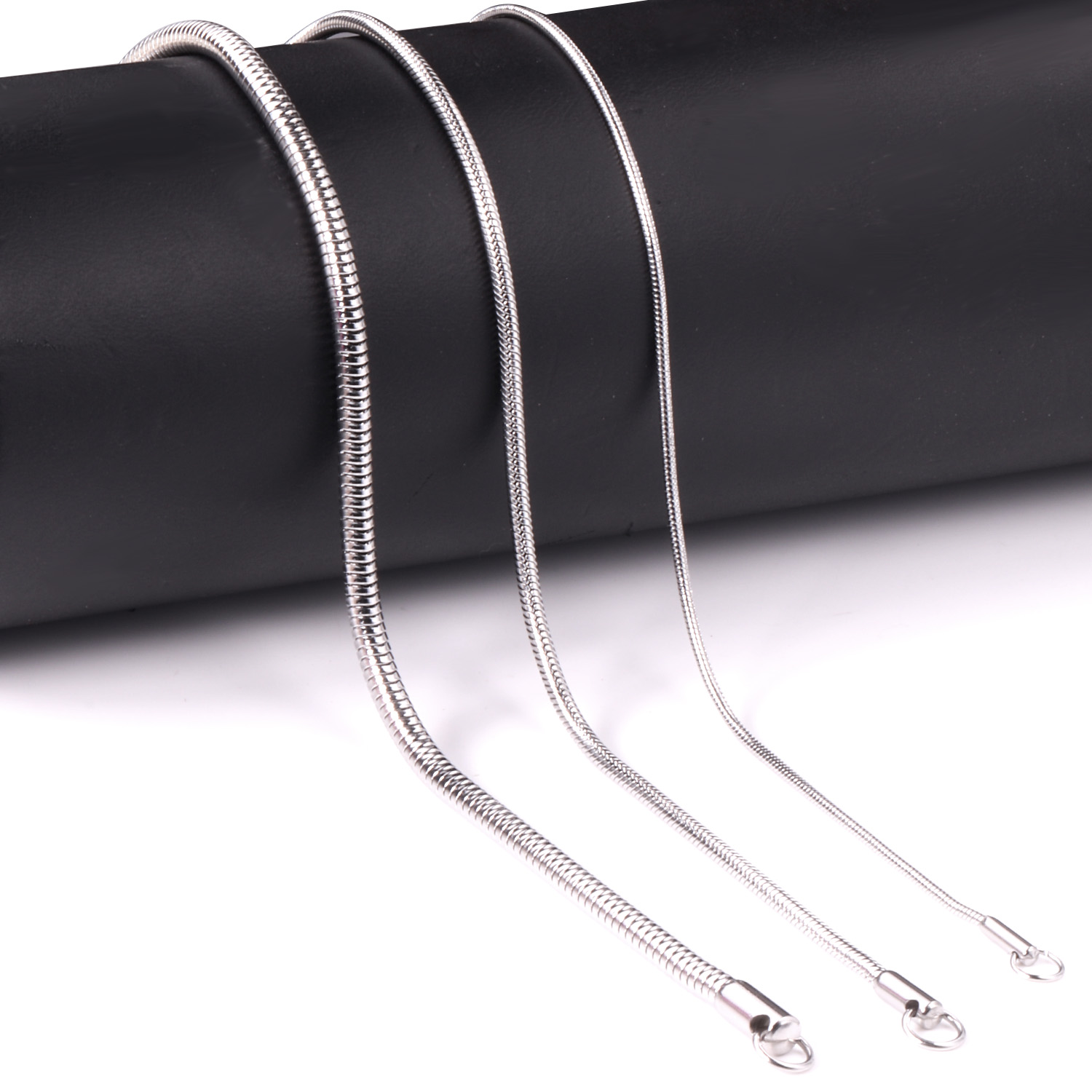 925 Sterling Silver Chain Necklace Men - Cocok untuk Pria dan Wanita Kalung