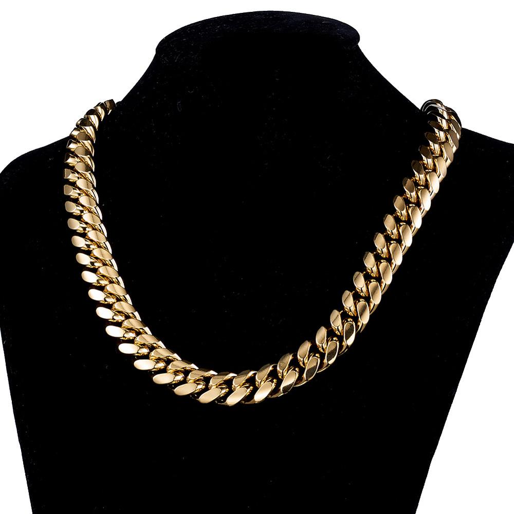 TOPGRILLZ Perhiasan Fashion To - Cuban Link Chain 12Mm ulasan dan harga