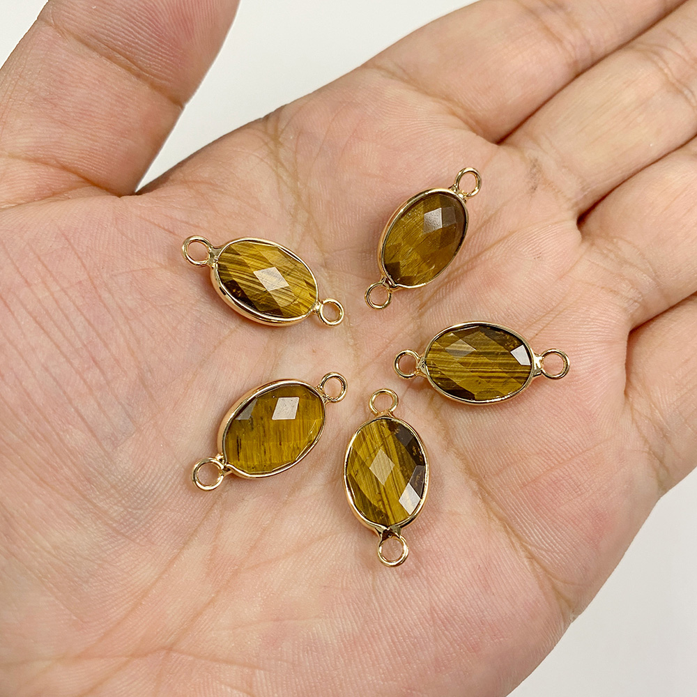 3 buah liontin batu alami segi - Crystal Pendant Necklace Natural Stone ulasan dan harga