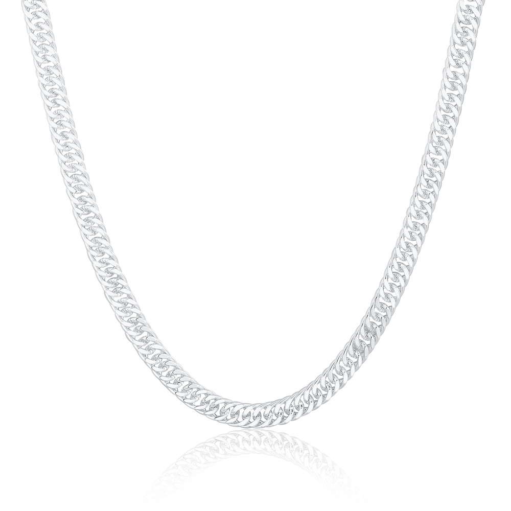 Kalung Cuban Perak Sterling 92 - Cuban Link Chain 12Mm ulasan dan harga