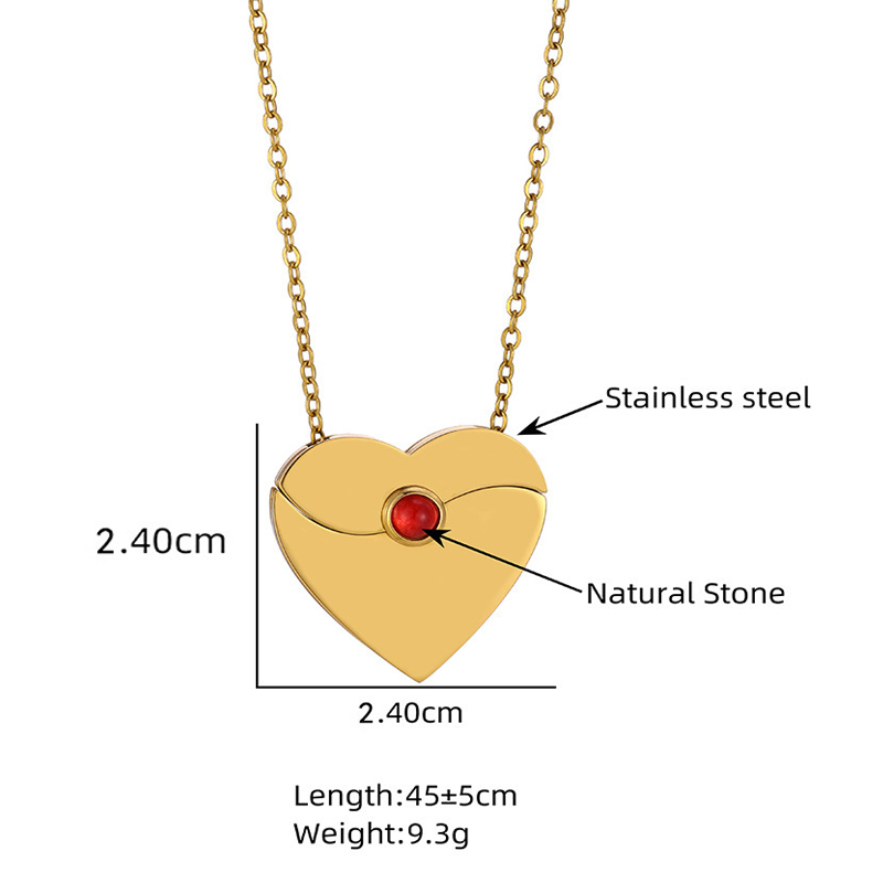 Letdiffery Kalung Liontin Ampl - Heart Locket Necklace Photo ulasan dan harga