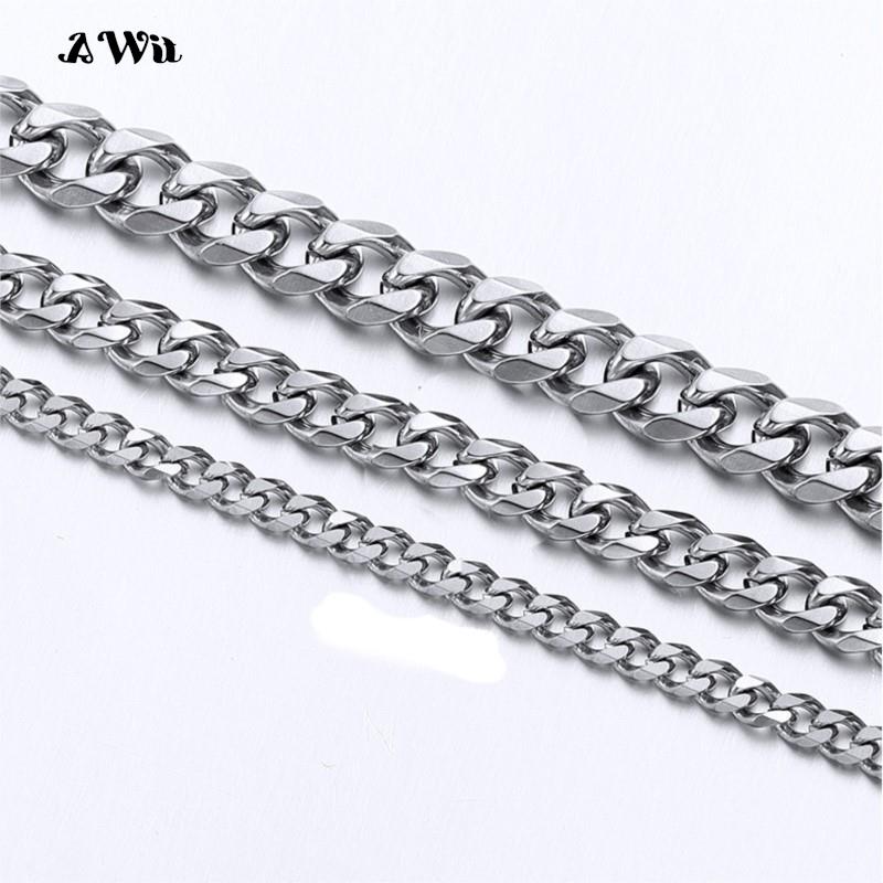 Aksesori DIY perhiasan warna H - Cuban Link Chain 12Mm ulasan dan harga