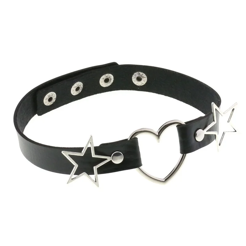 Decopunk kalung Choker bertata - Goth Punk Spike Choker ulasan dan harga