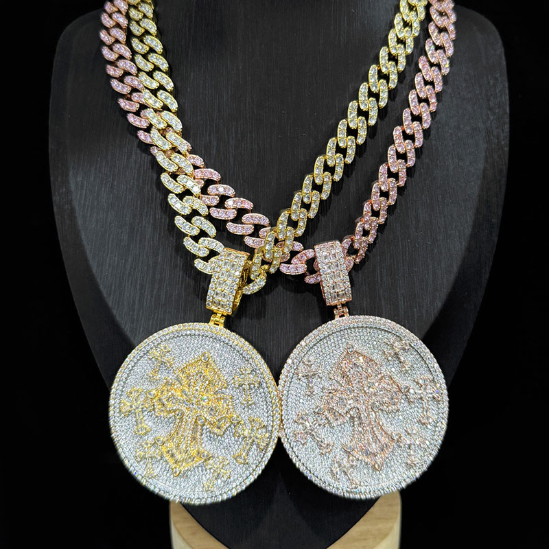 Kalung Rantai Cuban Link Salib - Cuban Link Chain 12Mm ulasan dan harga