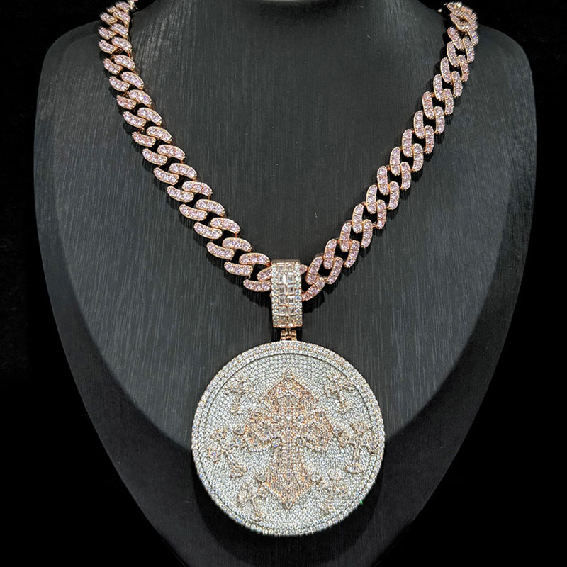 Kalung Rantai Cuban Link Salib - Cuban Link Chain 12Mm ulasan dan harga