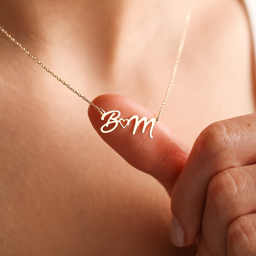 Kalung Nama Kustom untuk Wanit - Custom Name Necklace Stainless Steel ulasan dan harga