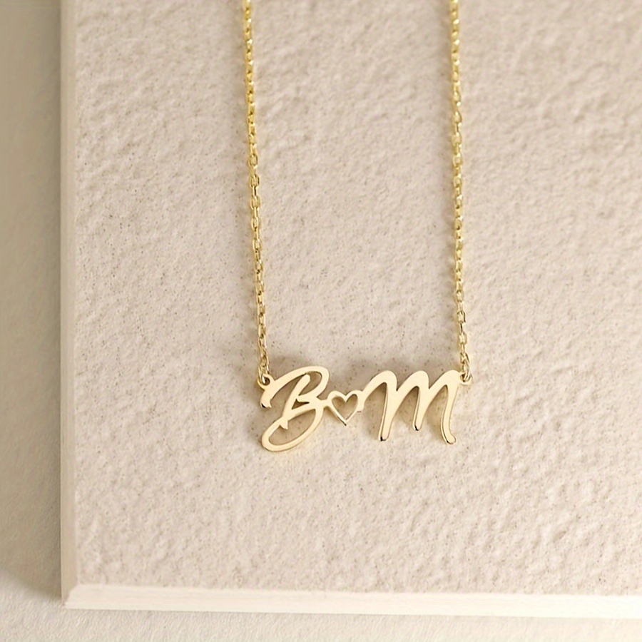 Kalung Nama Kustom untuk Wanit - Custom Name Necklace Stainless Steel ulasan dan harga