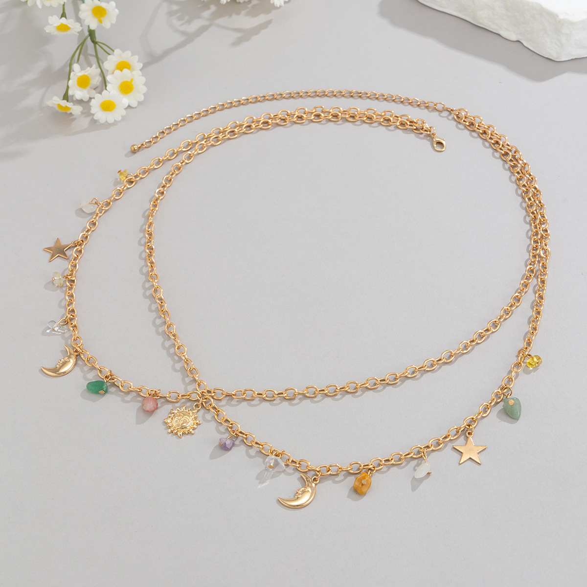 Boho Bintang Bulan Matahari Li - Body Jewelry ulasan dan harga