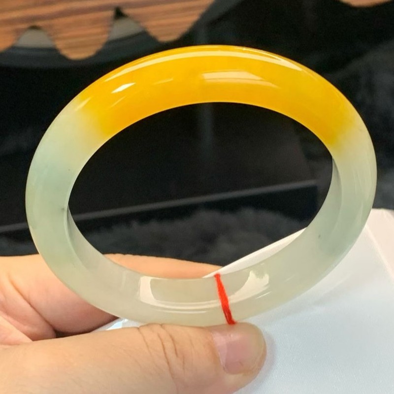 Gelang batu giok kuning, alami - Bracelets ulasan dan harga