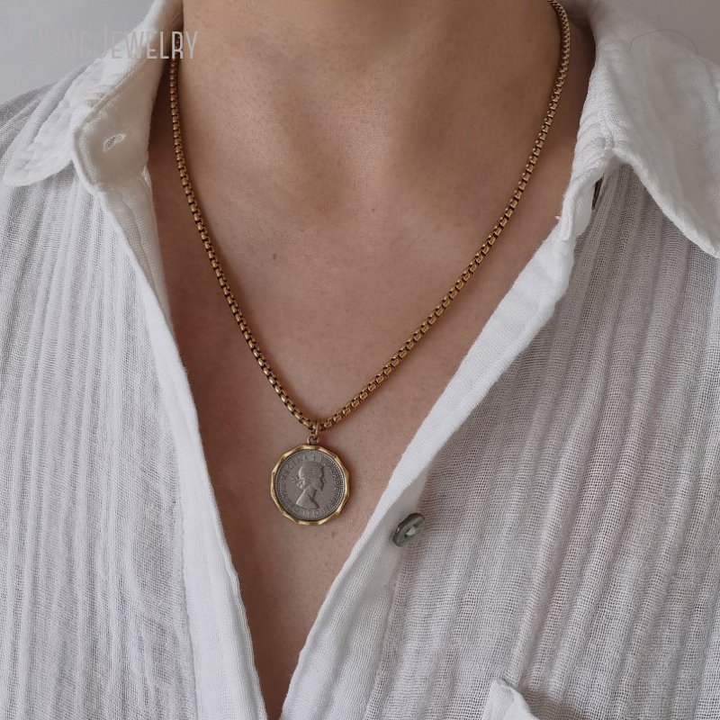 10 Buah Perhiasan Rantai Kotak - Cross Pendant Necklace Gold ulasan dan harga