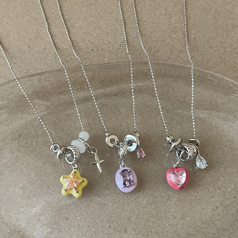Minar Kalung Liontin Bintang T - Heart Locket Necklace Photo ulasan dan harga