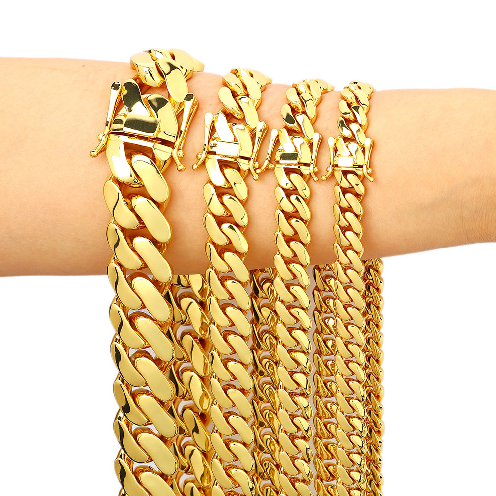 Grosir Rantai Kuningan Miami C - Cuban Link Chain 12Mm ulasan dan harga