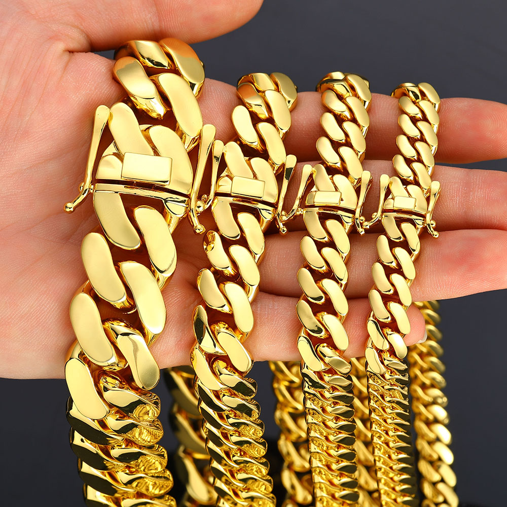 Grosir Rantai Kuningan Miami C - Cuban Link Chain 12Mm ulasan dan harga
