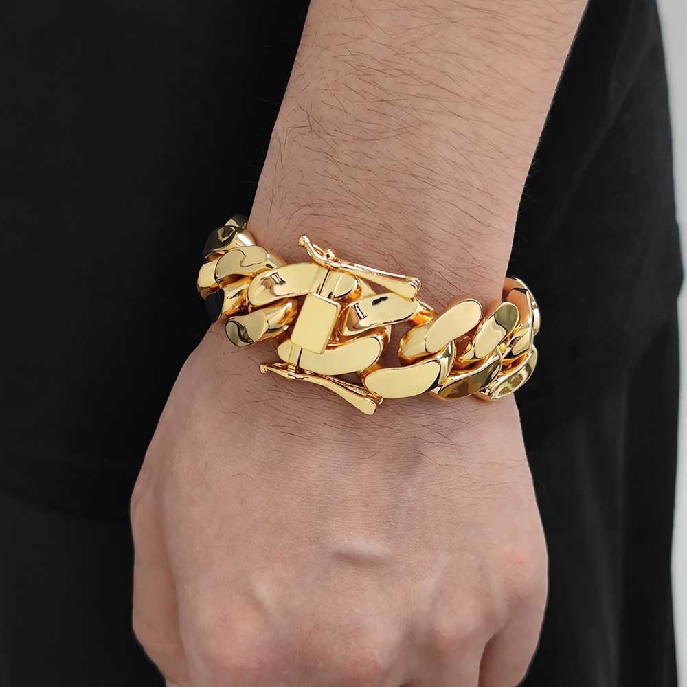 Grosir Rantai Kuningan Miami C - Cuban Link Chain 12Mm ulasan dan harga