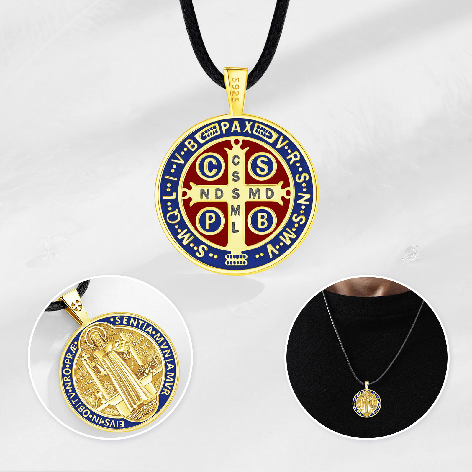 Eudora 925 Perak Murni Kalung  - 925 Sterling Silver Chain Necklace Men ulasan dan harga