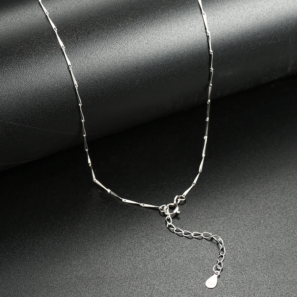 KOSE JEWELS 100% 925 perak mur - 925 Sterling Silver Chain Necklace Men ulasan dan harga