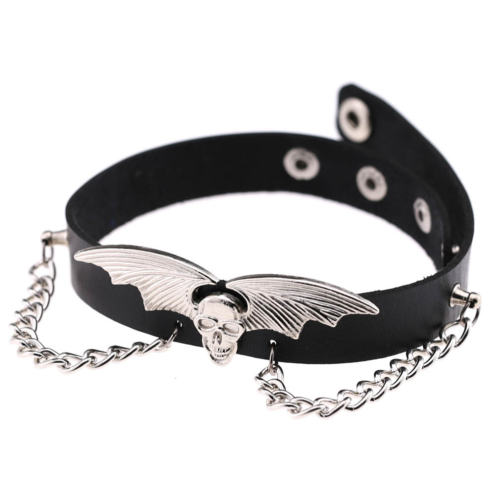 Trendi Punk Spike Rivet Kulit  - Goth Punk Spike Choker ulasan dan harga