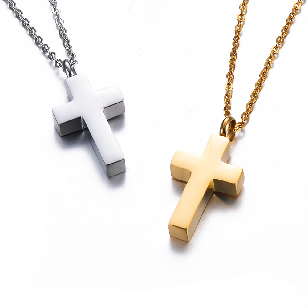 Kalung kenang-kenangan salib k - Cross Pendant Necklace Gold ulasan dan harga