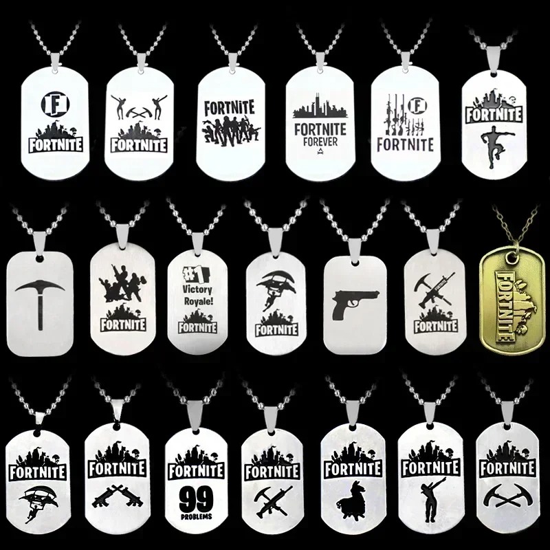 Kalung Anime Game Fortnite Kal - Anime Pendant Necklace ulasan dan harga