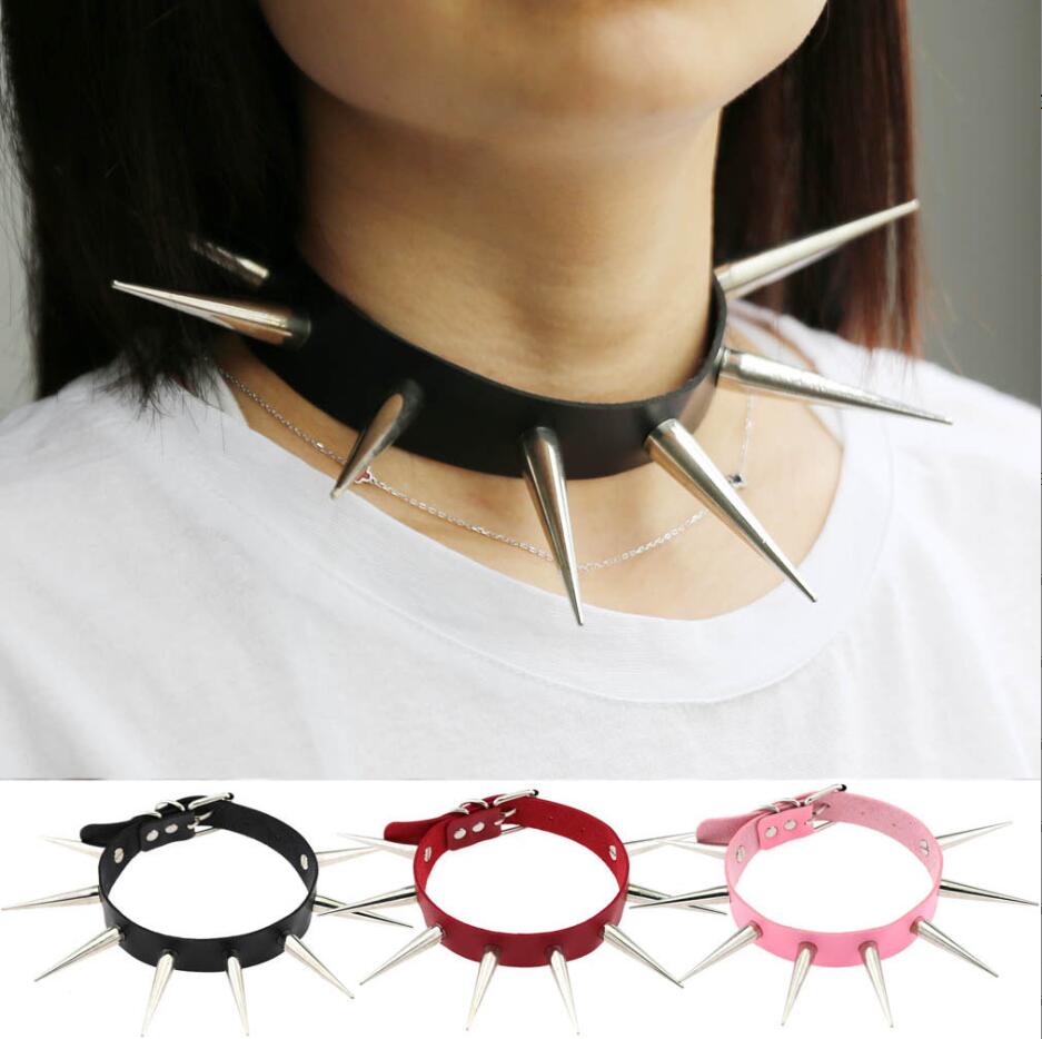 Emo Spike Choker Kerah Punk Wa - Goth Punk Spike Choker ulasan dan harga