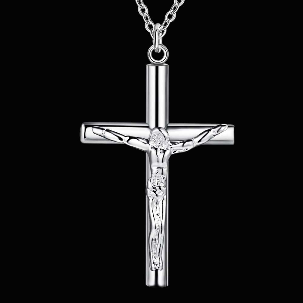 Kalung Salib Perak Sterling 92 - 925 Sterling Silver Chain Necklace Men ulasan dan harga