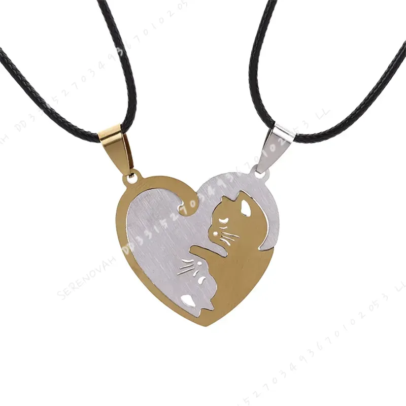 1 Pasang Gantungan Kunci Kucin - Magnetic Couple Matching Necklaces ulasan dan harga