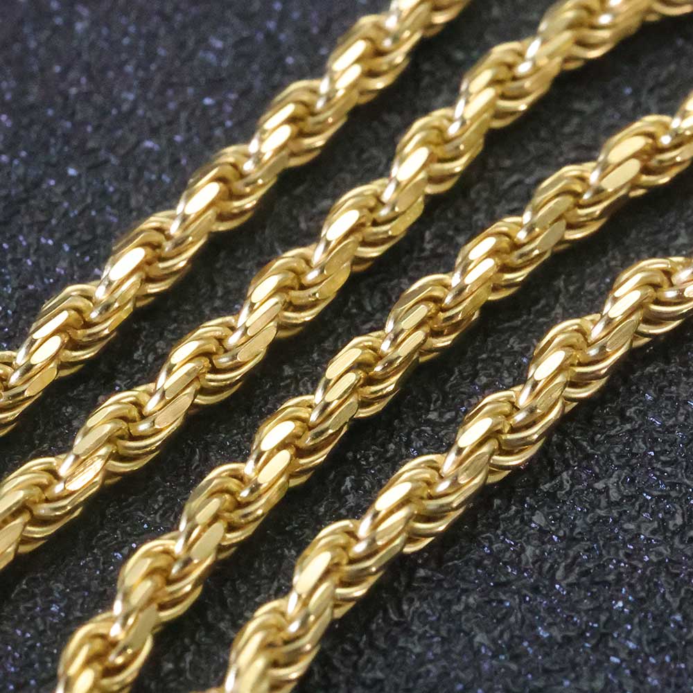 ESKEEM 3MM/5Mm Pria Wanita PVD - 925 Sterling Silver Chain Necklace Men ulasan dan harga