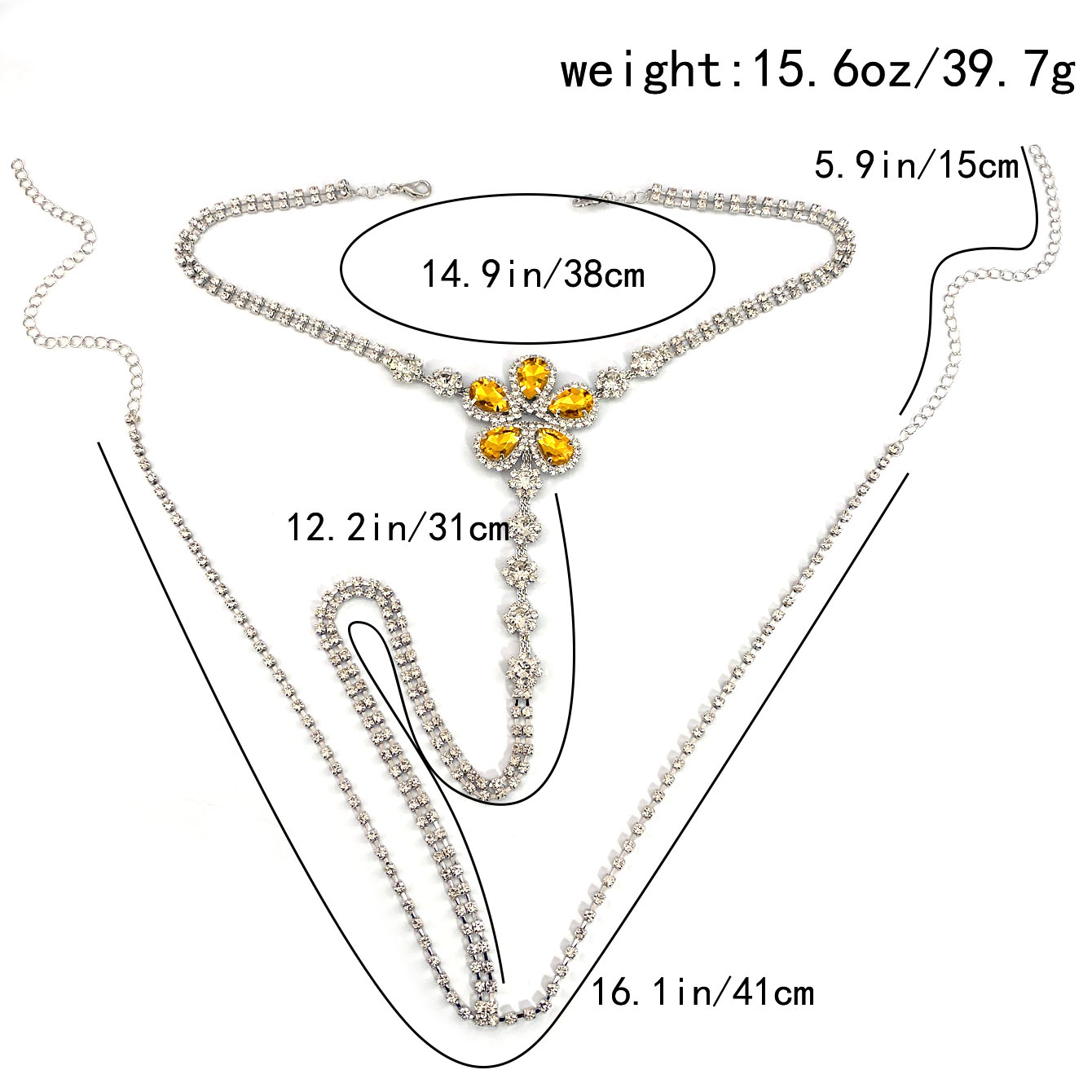 1 buah Set Thong berlian imita - Body Jewelry ulasan dan harga