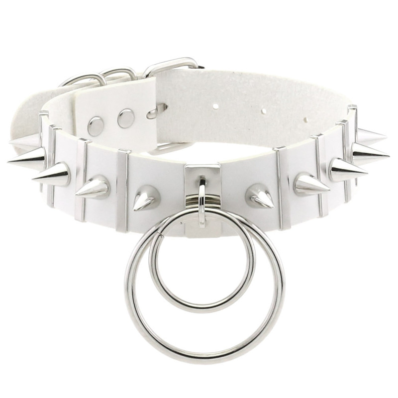 Kalung Ikat Pinggang Goth Bula - Goth Punk Spike Choker ulasan dan harga