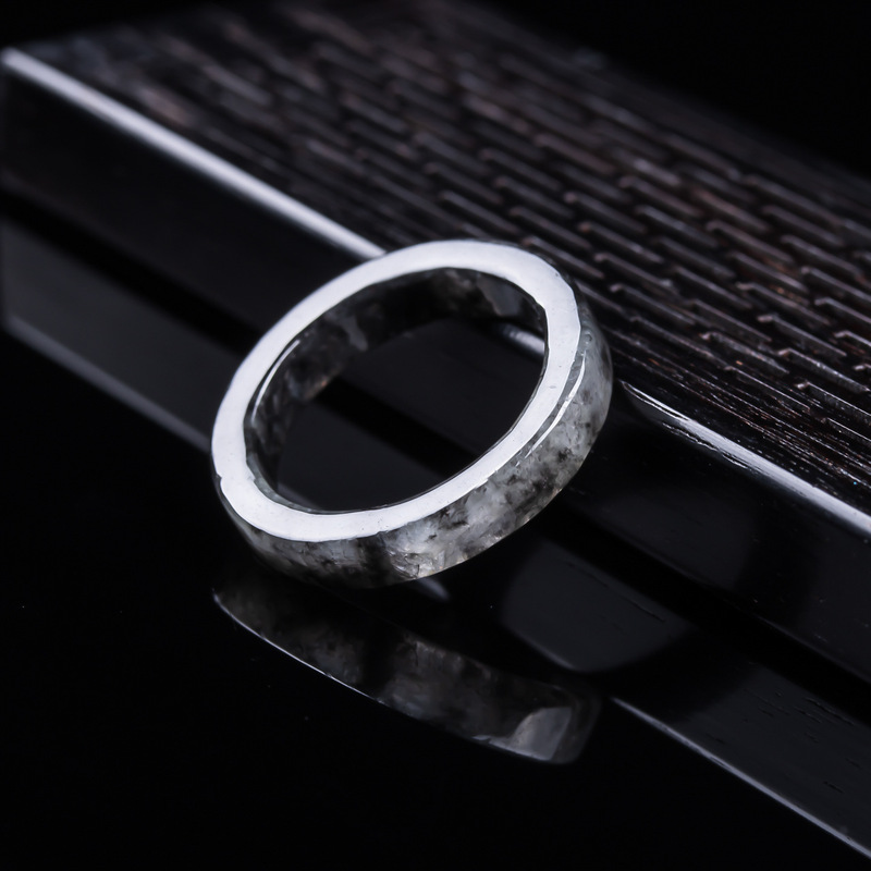 Cincin batu giok hitam jenis e - Rings ulasan dan harga