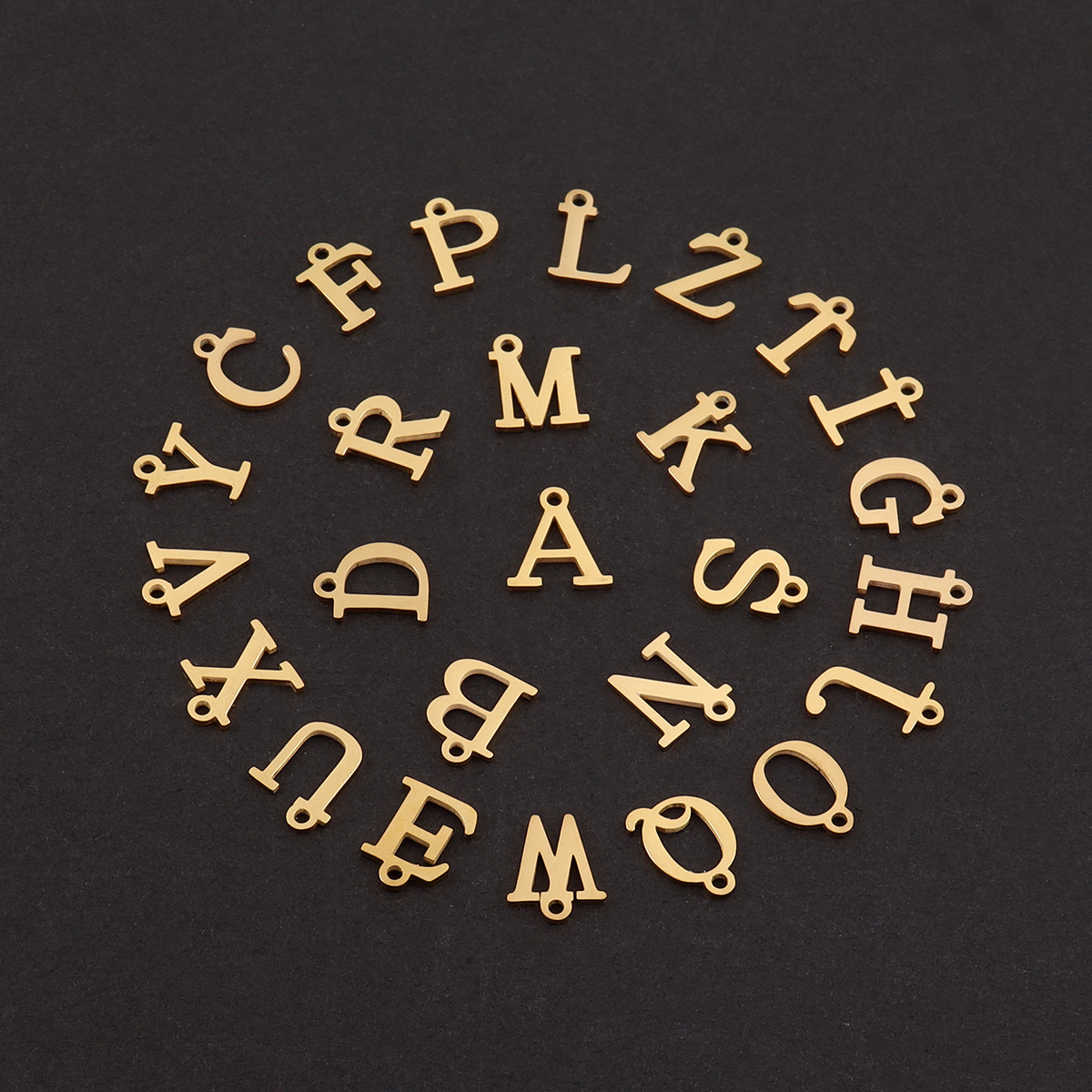 Kalung Liontin Hati Inisial A- - Initial Letter Necklace 18K Gold ulasan dan harga