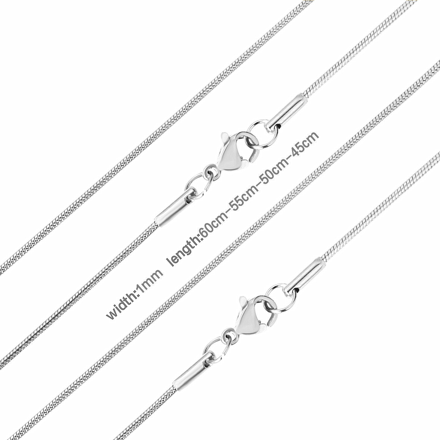 Cocok untuk Pria dan Wanita Ka - 925 Sterling Silver Chain Necklace Men ulasan dan harga